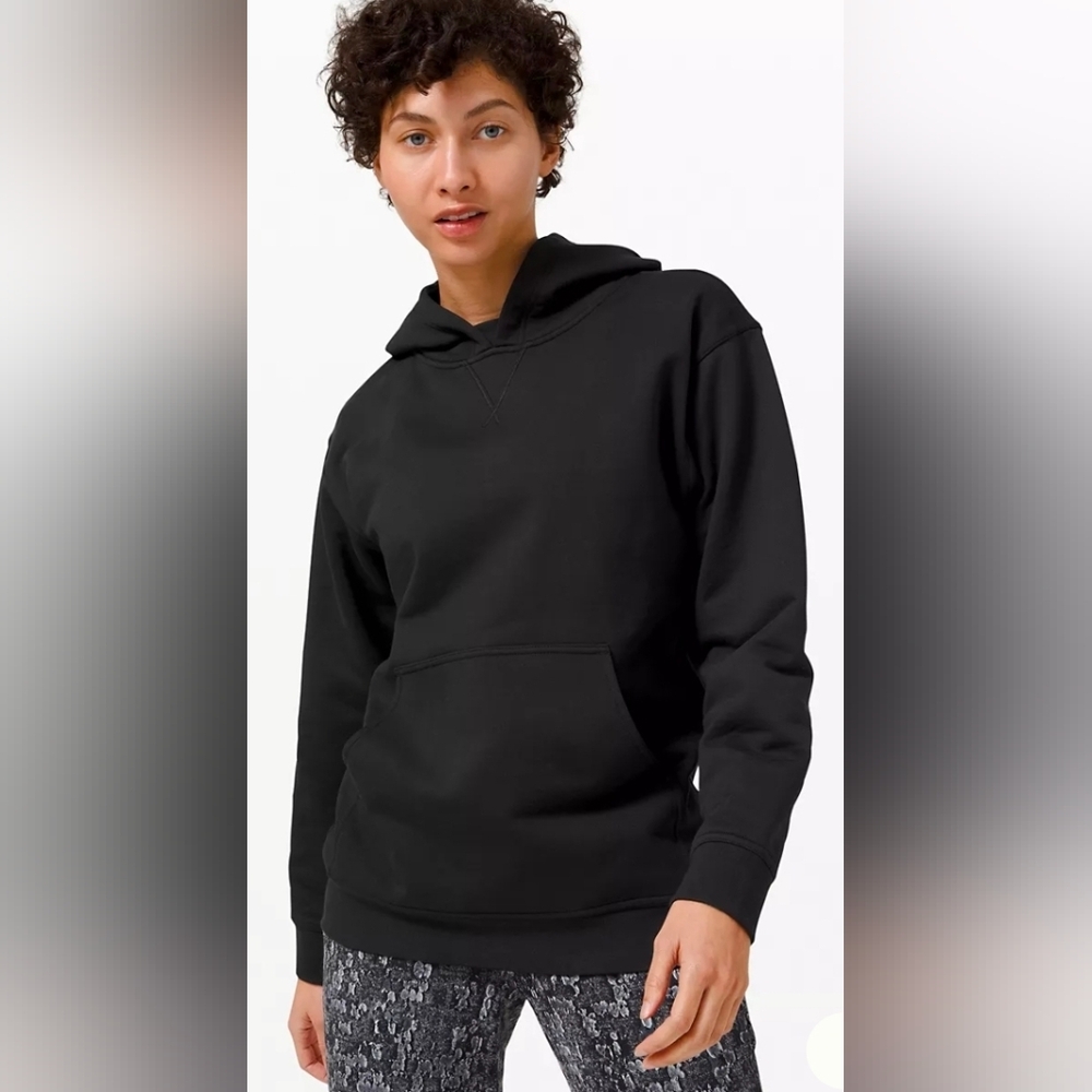 NEW Lululemon Women's 6 Black All Yours Hoodie - Terry Pullover